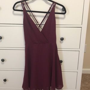 Berry Tobi dress